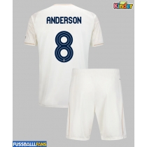 Nottingham Forest Elliot Anderson #8 Auswärts Trikotsatz Kinder 2025-26 Kurzarm (+ Kurze Hosen)